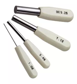 Niigata Seiki SK Сделано в Японии, стальной штифтовой калибр, цельный, с хвостовиком, длина калибра 30 мм, AG 4,60 мм