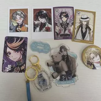 Niji Sanji En Luxem Mr. Vox Shoe Yamino Luka Acrylic Badges Polaroid Bulk