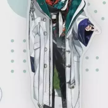 Niji Sanji Kaisei Welcome Acrylic+ Badge