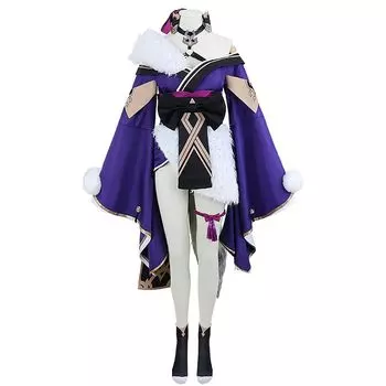 Nijisanji Ryudoson Cosplay Halloween Rindo Mikoto [milky time] Women s фиолетовый