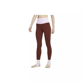 Nike 7/8 Высокая талия Цветные Блок Леггинсы Женские Леггинсы Красные DM6997-217 L