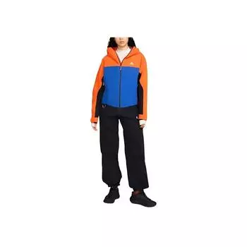 Nike ACG Storm-Fit Adv Morpho Удобная Куртка с Капюшоном на Молнии Универсальная Водонепроницаемая Ветровка Мужская Куртка Безопасный Оранжевый Игровой Королевский Белый HJ2688-819 M