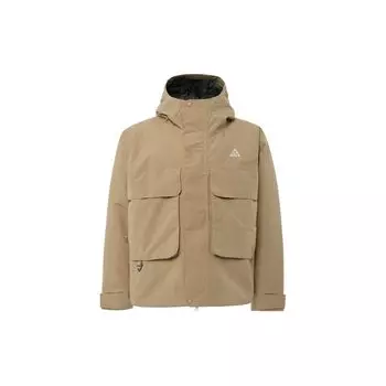 Nike ACG Storm-FIT PrimaLoft Skull Peak Logo Outdoor Casual Sports Застегивающаяся на молнию с капюшоном рабочая мужская куртка хаки FV8682-247 M