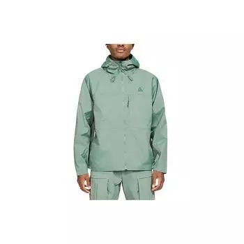 Nike Acg Tuff Nuggets Повседневная спортивная куртка с капюшоном с логотипом Мужские топы Зеленый DH3198-365 L