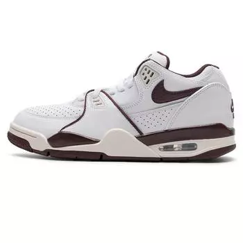 Nike Air Flight 89 Low бордовые кроссовки Crush мужские белые Phantom FQ8256-100 40