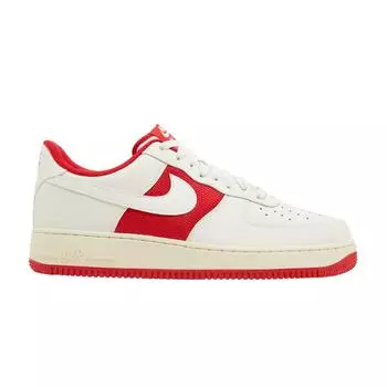 Nike Air Force 1 07 Athletic Department — университетские красные кроссовки унисекс с парусом кокосового молока FN7439-133 42.5