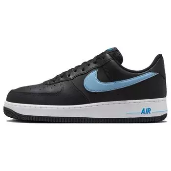 Nike Air Force 1 07 Black University Blue White Мужские кроссовки HF3839-001 43