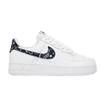 Женские кроссовки Nike Air Force 1 07 Essentials Black Paisley белые DH4406-101 35.5