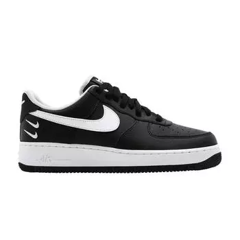 Nike Air Force 1 07 LV8 Double Swoosh — черно-белые мужские кроссовки CT2300-001 40