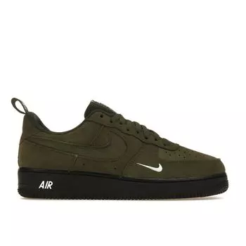 Nike Air Force 1 07 LV8 Reflective Swoosh — мужские кроссовки цвета хаки зеленый белый черный DZ4514-300 40.5
