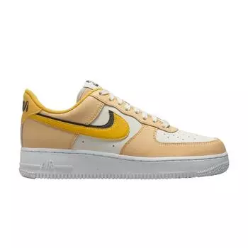 Nike Air Force 1 07 LX 82 — женские кроссовки желтого цвета охры, белые DX6065-171 36.5