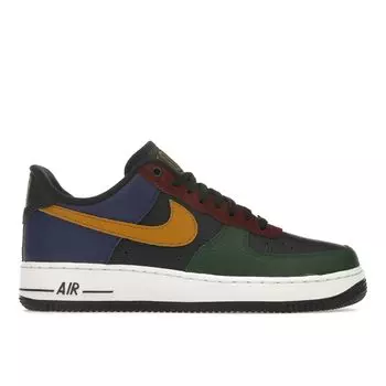 Nike Air Force 1 07 LX Command Force — женские кроссовки Obsidian Gorge Green Blue Gold-Suede DR0148-300 36