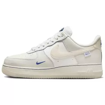 Nike Air Force 1 07 LX Worldwide Pack — женские кроссовки Sail Game Royal белые FB1839-111 38.5