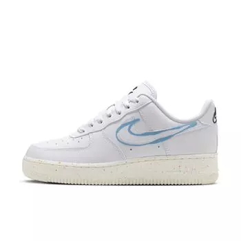 Nike Air Force 1 07 LX Женские кроссовки с неоновой краской Белый Парус Игриво-Розовый HF5721-111 36.5