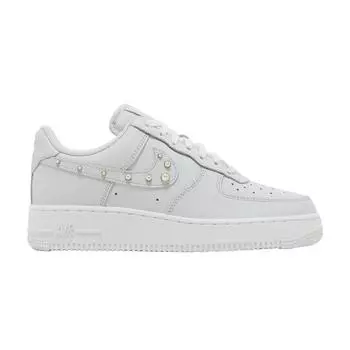 Nike Air Force 1 07 SE Pearl Swoosh — женские кроссовки из чистой платины, белые DV3810-001 40