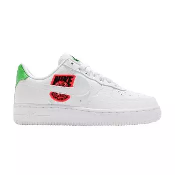 Nike Air Force 1 07 SE Worldwide Pack — женские кроссовки Flash Crimson White Green-Strike CT1414-100