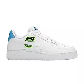 Nike Air Force 1 07 SE Worldwide Pack — женские кроссовки Volt White Laser-Blue CT1414-101