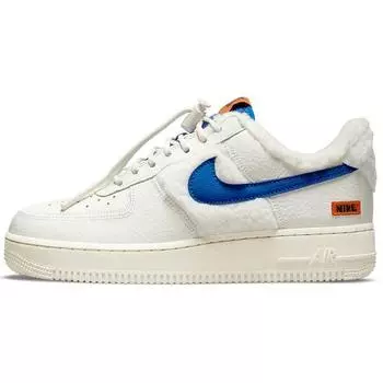 Nike Air Force 1 07 Sherpa Fleece Женские кроссовки кремового цвета с парусом кокосового молока DO6680-100 36.5