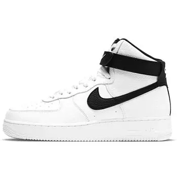 Nike Air Force 1 07 Высокие белые черные мужские кроссовки CT2303-100 44.5