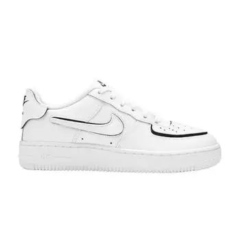 Nike Детские кроссовки Air Force 1/1 GS Cosmic Clay Белый Черный CT3840-100