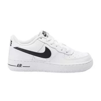 Детские кроссовки Nike Air Force 1-3 GS белые черные AV6252-100