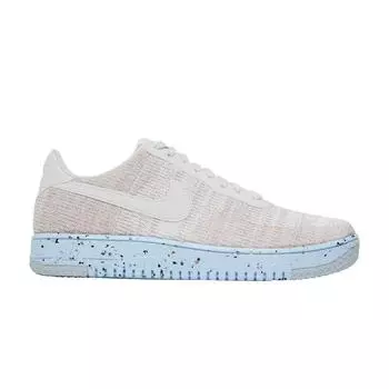 Nike Air Force 1 Crater Flyknit White Chambray Blue Мужские кроссовки Cream Volt Black DC4831-101 39