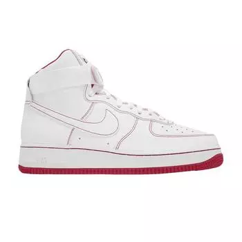 Nike Air Force 1 High 07 University Red Мужские кроссовки белые CV1753-100 41