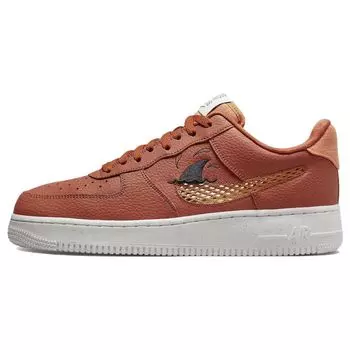 Nike Air Force 1 Low 07 LV8 Next Nature Sun Club — Мужские кроссовки Sharks Fin Red Burnt-Sunrise Hot-Curry DM0117-800 40