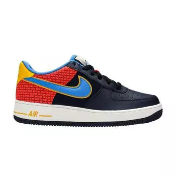 Nike Air Force 1 Low GS Photo Синие кроссовки Obsidian AV0748-400