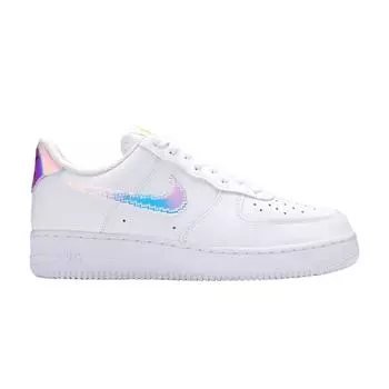 Nike Air Force 1 Low Iridescent Pixel — белые мужские кроссовки разноцветные черные CV1699-100 42.5
