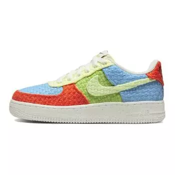 Nike Air Force 1 Low LV8 Next Nature GS Hemp - Разноцветные кроссовки Университетский синий ярко-зеленый DV2192-400 38.5