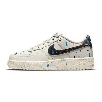 Nike Air Force 1 LV8 3 GS Paint Splatter — женские кроссовки Light Bone White Sail Black DJ2598-001 35.5