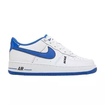 Детские кроссовки Nike Air Force 1 LV8 GS White Game Royal черные DO3809-100 35.5