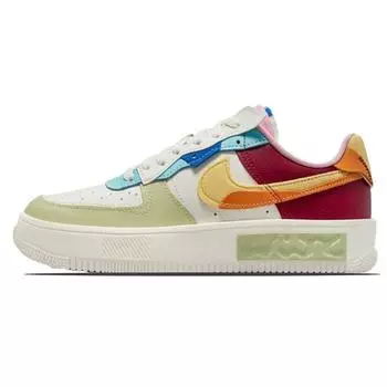 Nike Air Force 1 ул. Фонтанка. Женские кроссовки «Petersburg Raves» разноцветные «Парус закат» DO6719-100 36.5