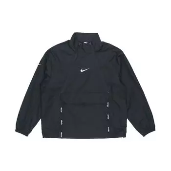 Nike Air Logo Print Спортивная повседневная куртка Мужские куртки Черные CU4119-010 S