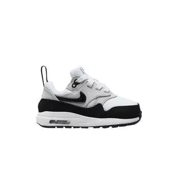 Nike Air Max 1 EasyOn TD Белые Черные Детские Кроссовки Чистая Платина DZ3309-106 21