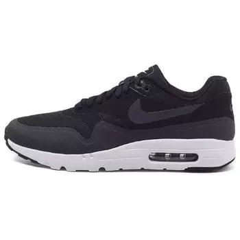 Nike Air Max 1 Ultra Essential черные антрацитовые мужские кроссовки белые 819476-004 42.5