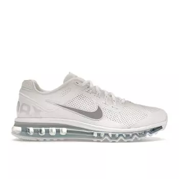 Nike Air Max 2013 White Metallic Slver Мужские кроссовки Metallic-Silver-Black HF4884-100 42.5