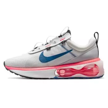 Nike Air Max 2021 White Solar Red Blue Мужские кроссовки Summit-White Black Court-Blue DH4245-100 44.5