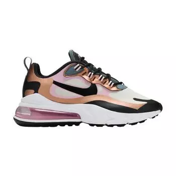Nike Air Max 270 React Metallic Bronze Женские кроссовки Brown Sail Light-Orewood-Brown CT1833-100