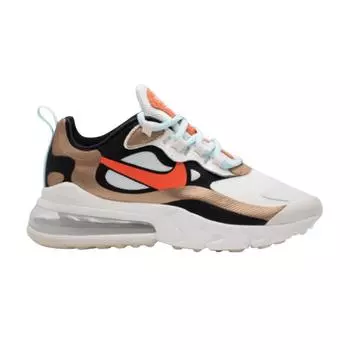 Женские кроссовки Nike Air Max 270 React Red Bronze Brown Sail Black-Metallic-Red-Bronze-Pure-Platinum CT3428-100