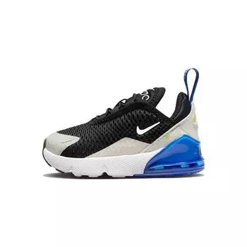 Nike Air Max 270 TD Black Game Royal Детские кроссовки Light-Bone White DD1646-050 21
