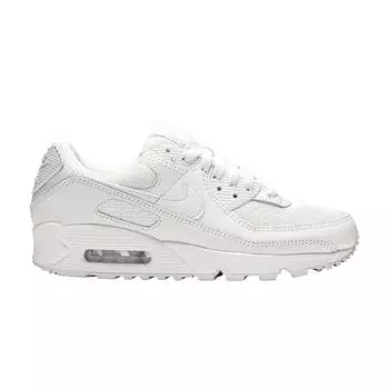 Nike Air Max 90 Белые женские кроссовки Wolf-Grey CQ2560-100 37.5