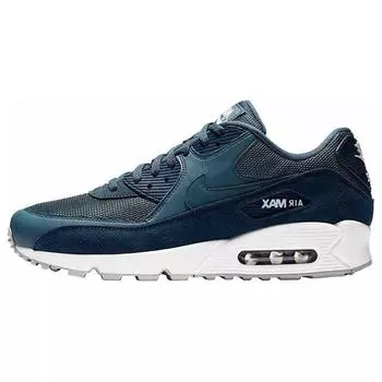 Nike Air Max 90 Essential Monsoon Blue Мужские кроссовки белые AJ1285-405