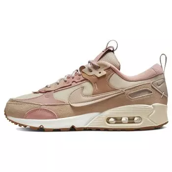 Nike Air Max 90 Futura Scrap — женские кроссовки Sanddrift Brown Hemp Rose-Whisper DM9922-100 36.5