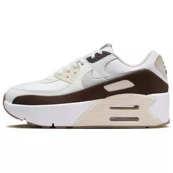Nike Air Max 90 LV9 Baroque Brown Женские кроссовки White Photon-Dust Light-Orewood-Brown FD4328-102 36