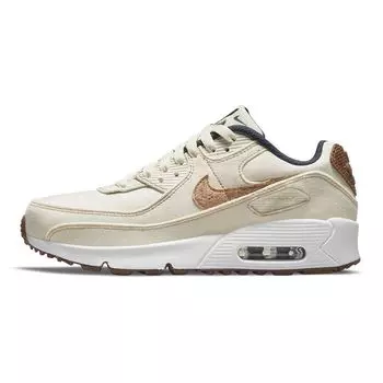 Nike Air Max 90 SE AI GS Cork — женские кроссовки кокосового молока белый обсидиан пшеничный DC7774-100 40
