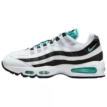 Nike Air Max 95 OG Black Border 2025 Мужские кроссовки Белый Гипер-Нефрит Металлик-Серебристый IM7409-100 39