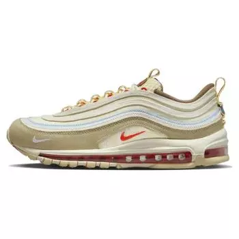 Nike Air Max 97 Alabaster Safety Orange Мужские кроссовки Кремовый парус DX6037-781 40.5
