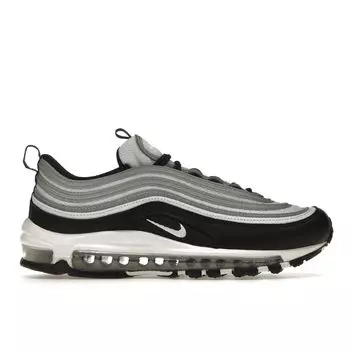 Nike Air Max 97 Black Metallic Silver Мужские кроссовки Reflect-Silver White DM0027-001 44